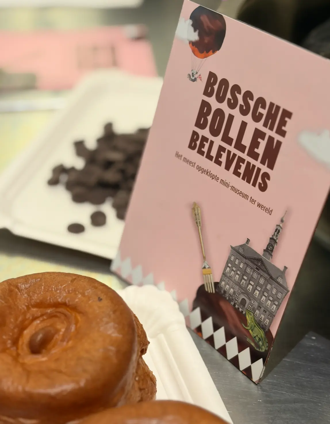 Kaart van de Bossche Bollen Belevenis met een Bossche bol