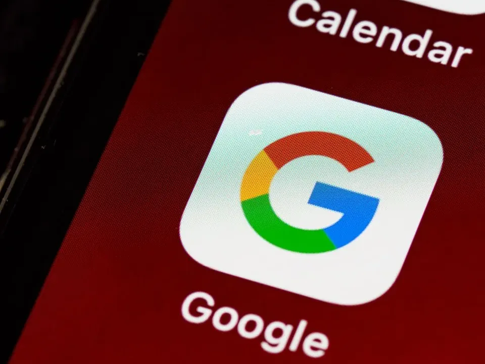 Google-app op een smartphone