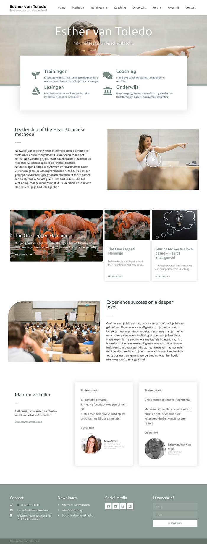 Homepage Esther van Toledo